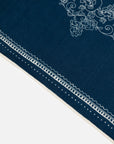 EP YAYING Silk-Wool-Cashmere Chinese Peony Print Scarf