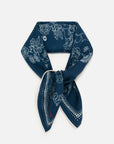 EP YAYING Silk-Wool-Cashmere Chinese Peony Print Scarf