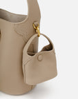 EP YAYING Ru Yi Cloud-Shoulder Medium Bucket Bag EAKALB001BC