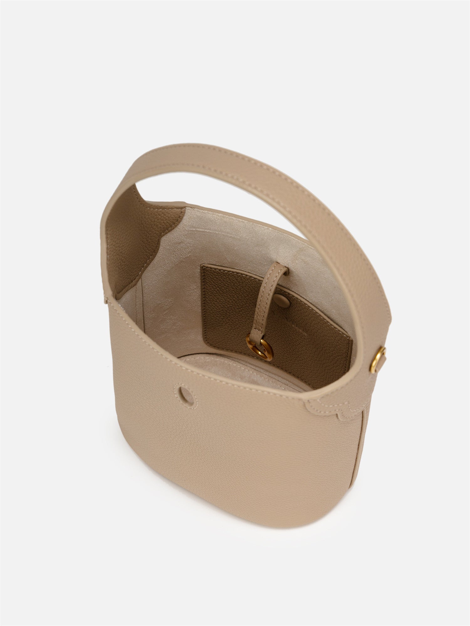 EP YAYING Ru Yi Cloud-Shoulder Medium Bucket Bag EAKALB001BC