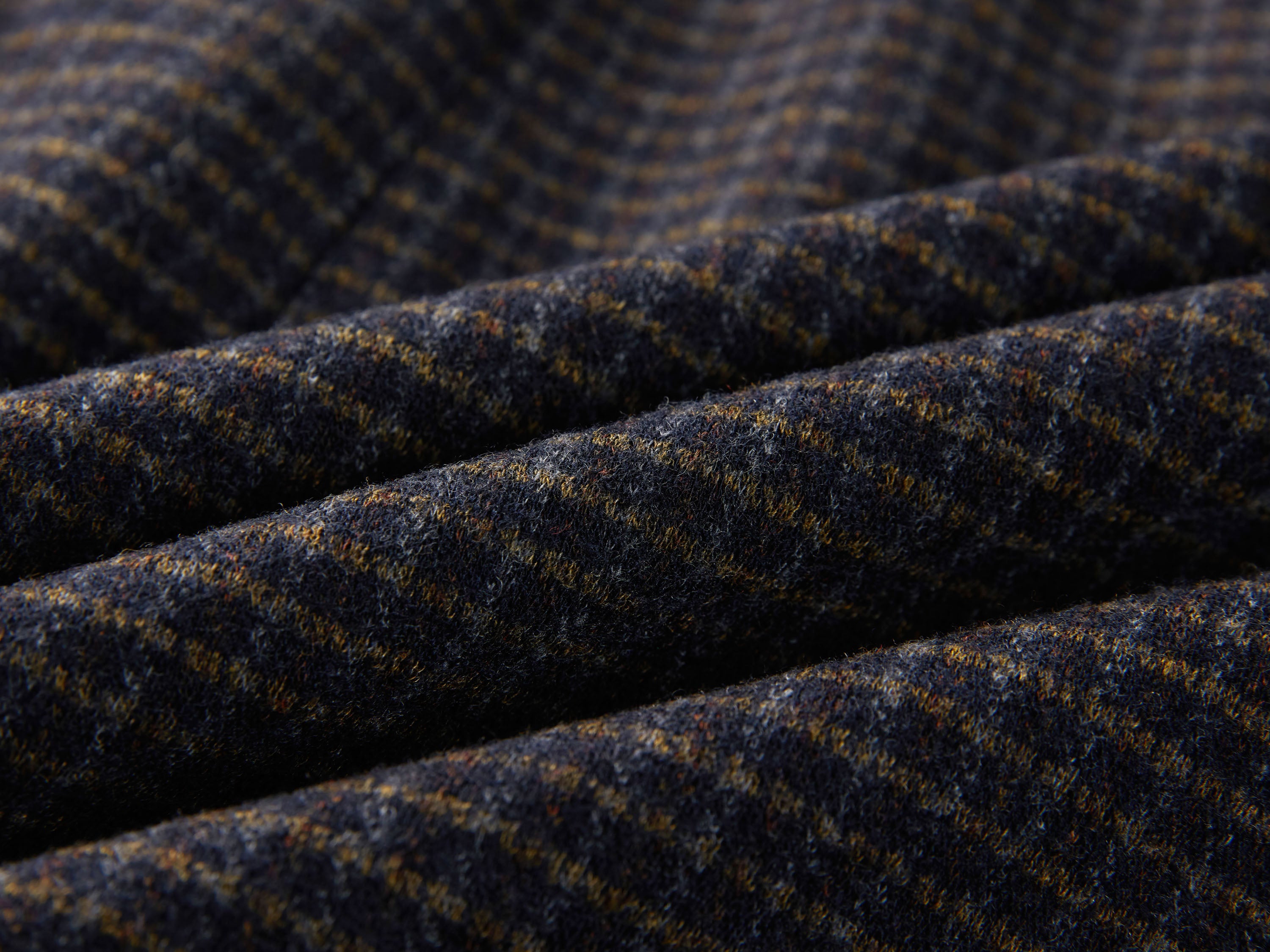 EP YAYING Wool Plaid Skirt