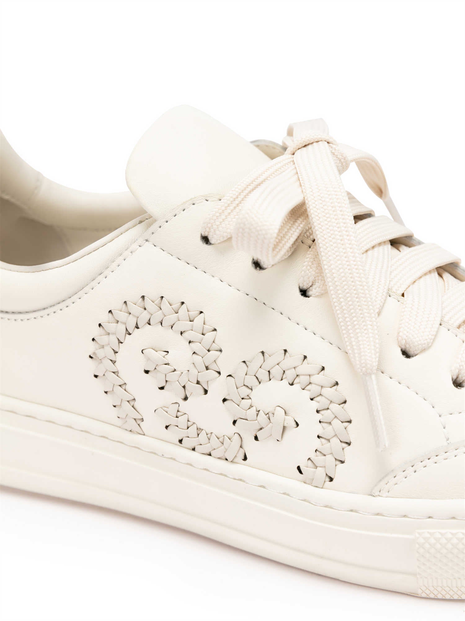 YAYING Woven Lucky White Shoes