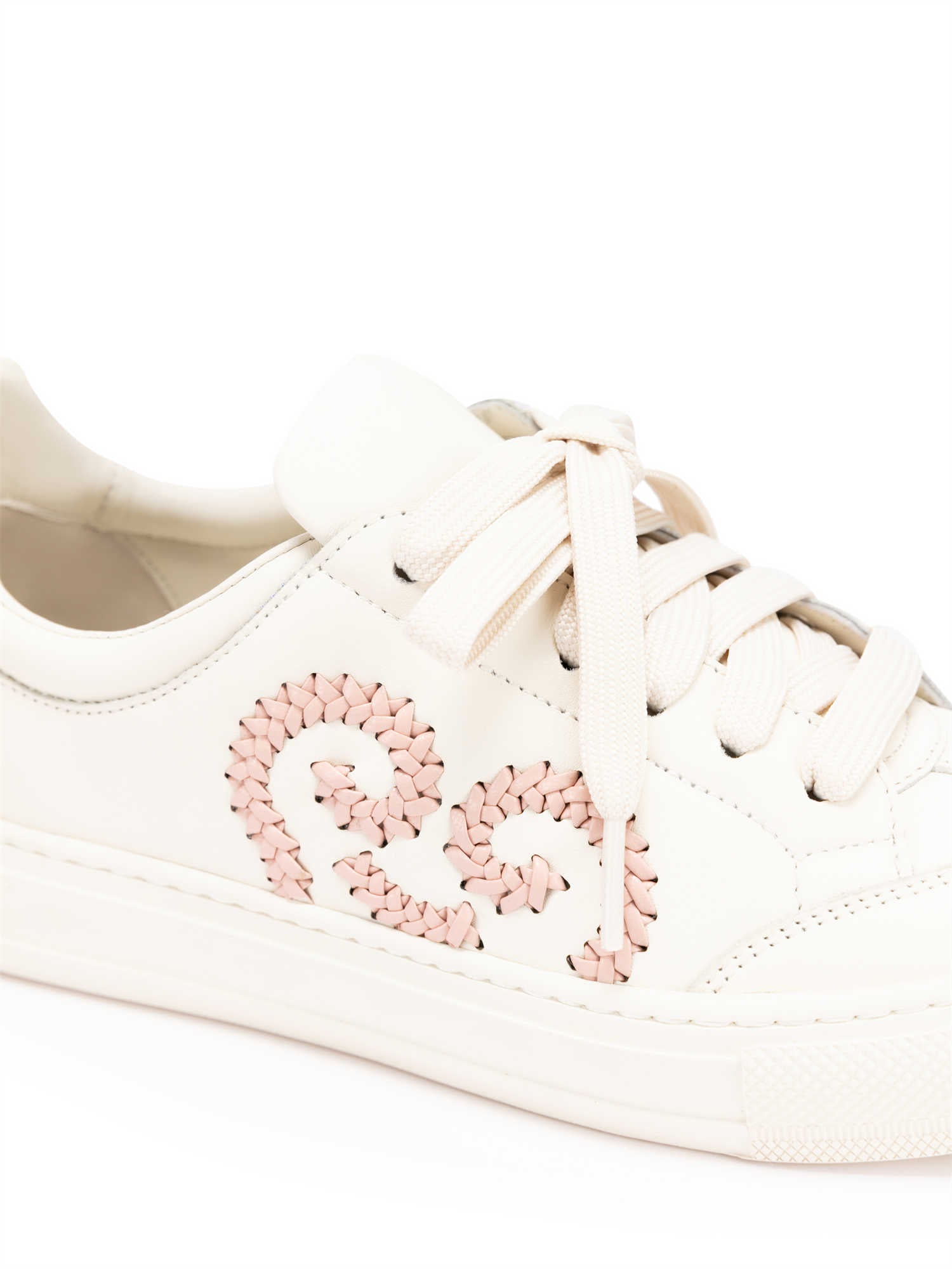 YAYING Woven Lucky White Shoes