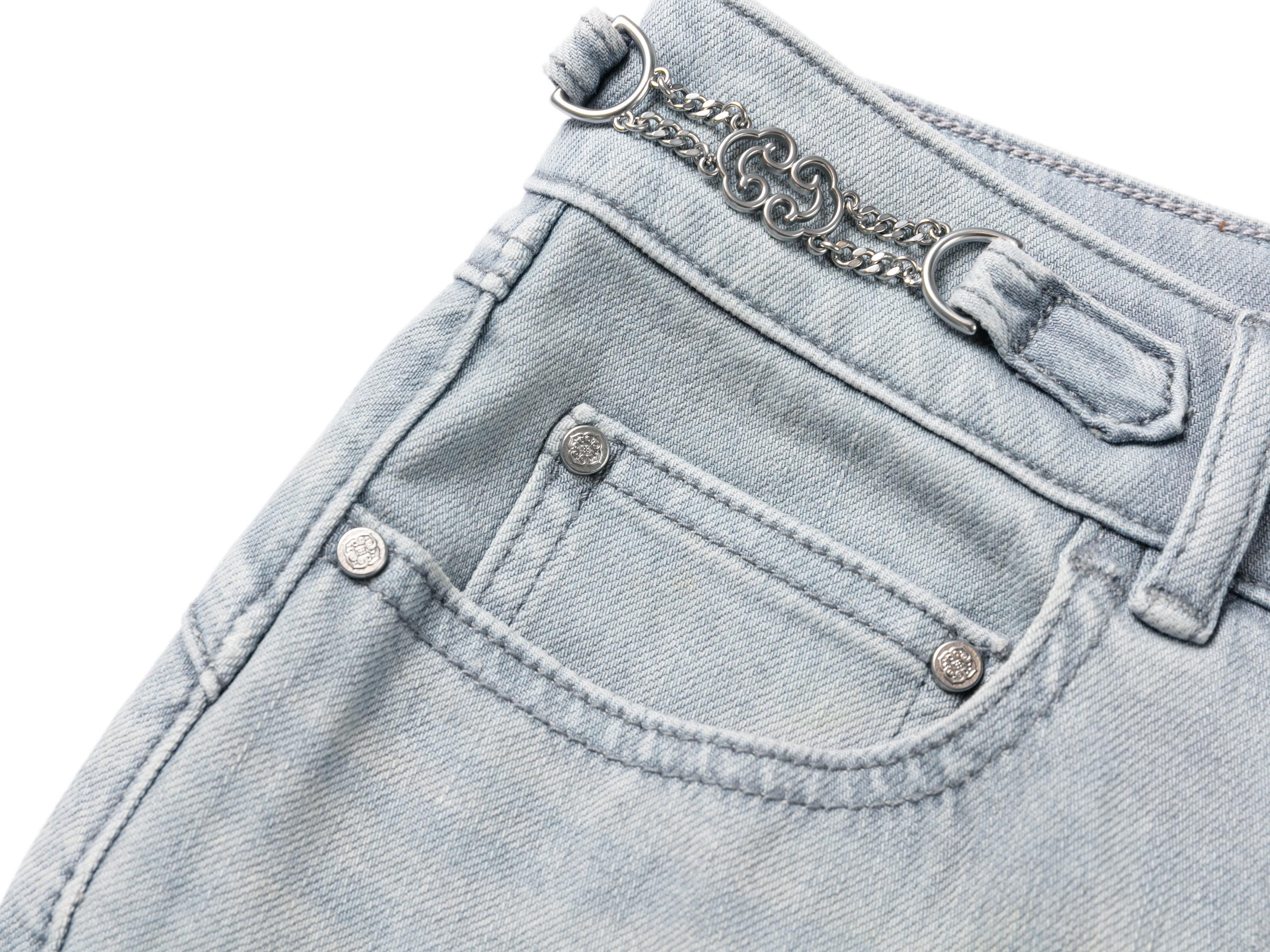 YAYING Light Wash Slim Jeans