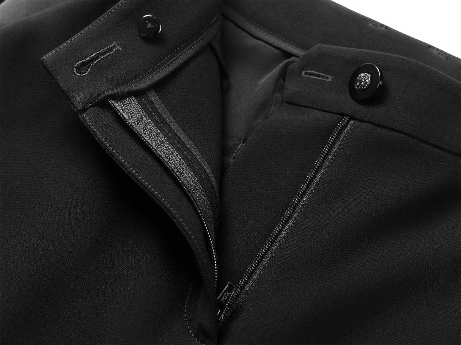 YAYING Triacetate Black Pants