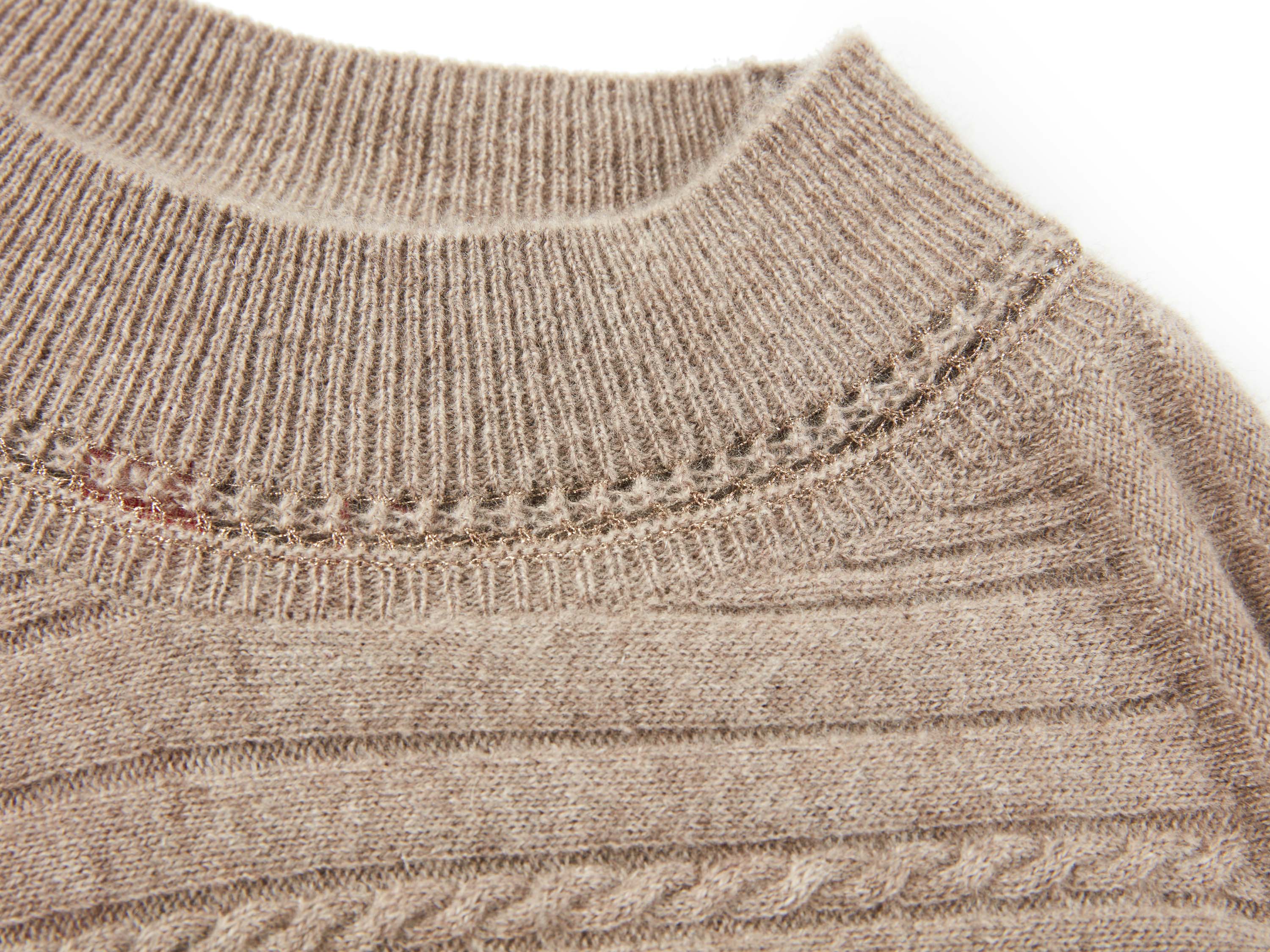 YAYING Seamless Cashmere Knit Top