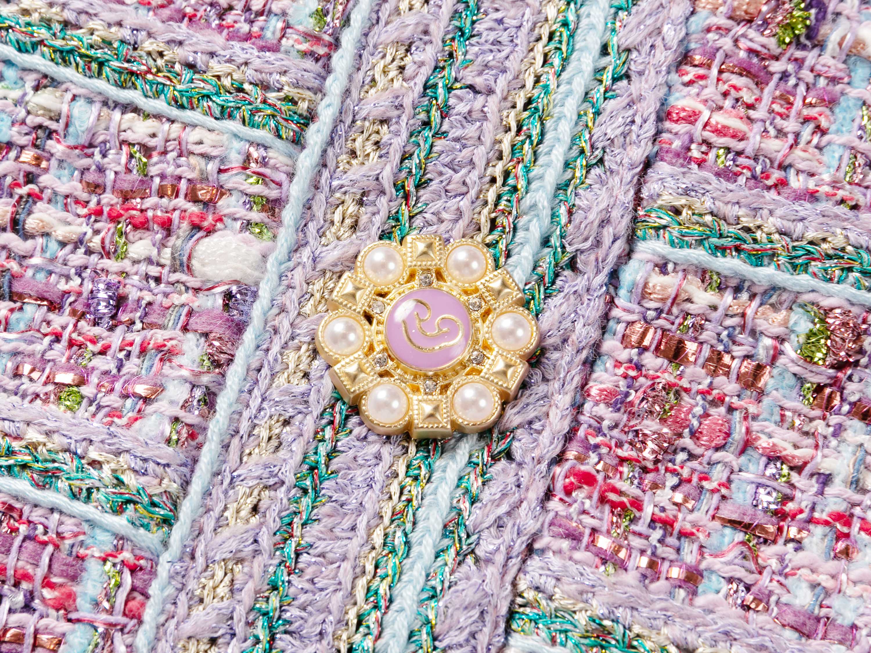 YAYING Pink Tweed Dress
