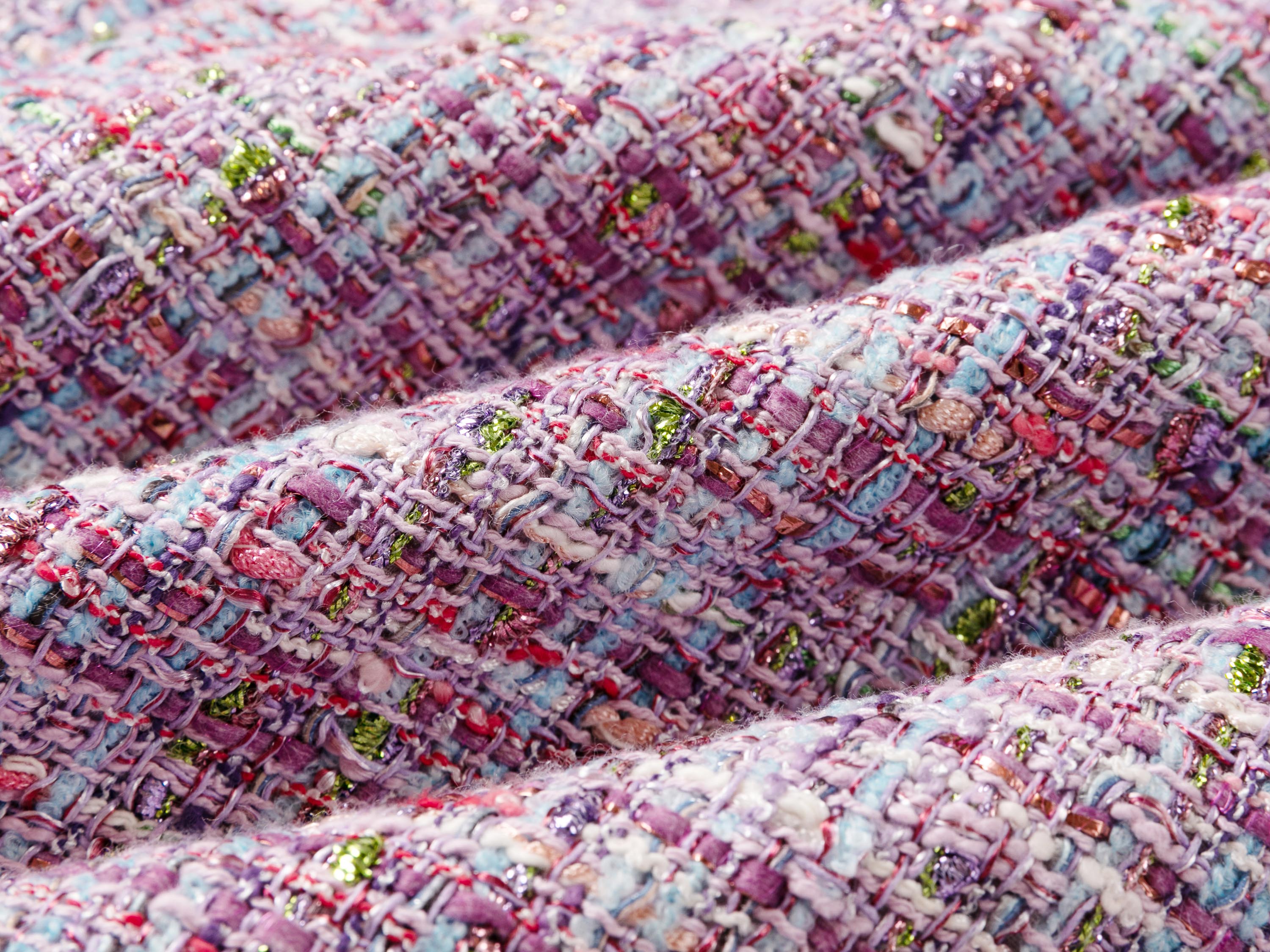 YAYING Pink Tweed Dress