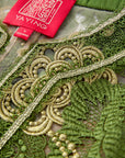 YAYING Green Floral Pattern Jacket