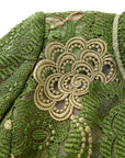 YAYING Green Floral Pattern Jacket