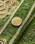 YAYING Green Floral Pattern Jacket