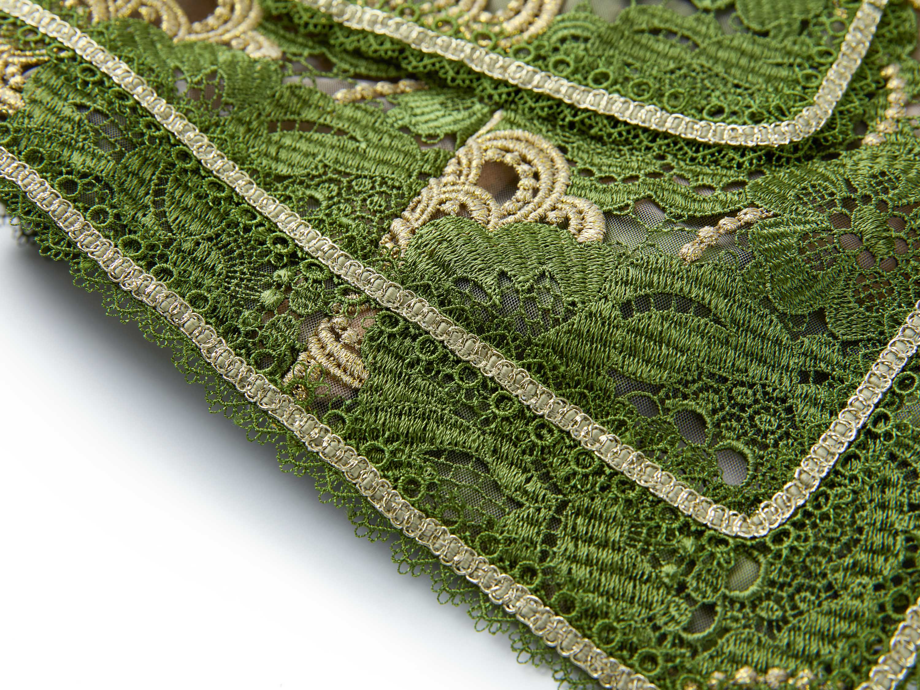 YAYING Green Floral Pattern Jacket