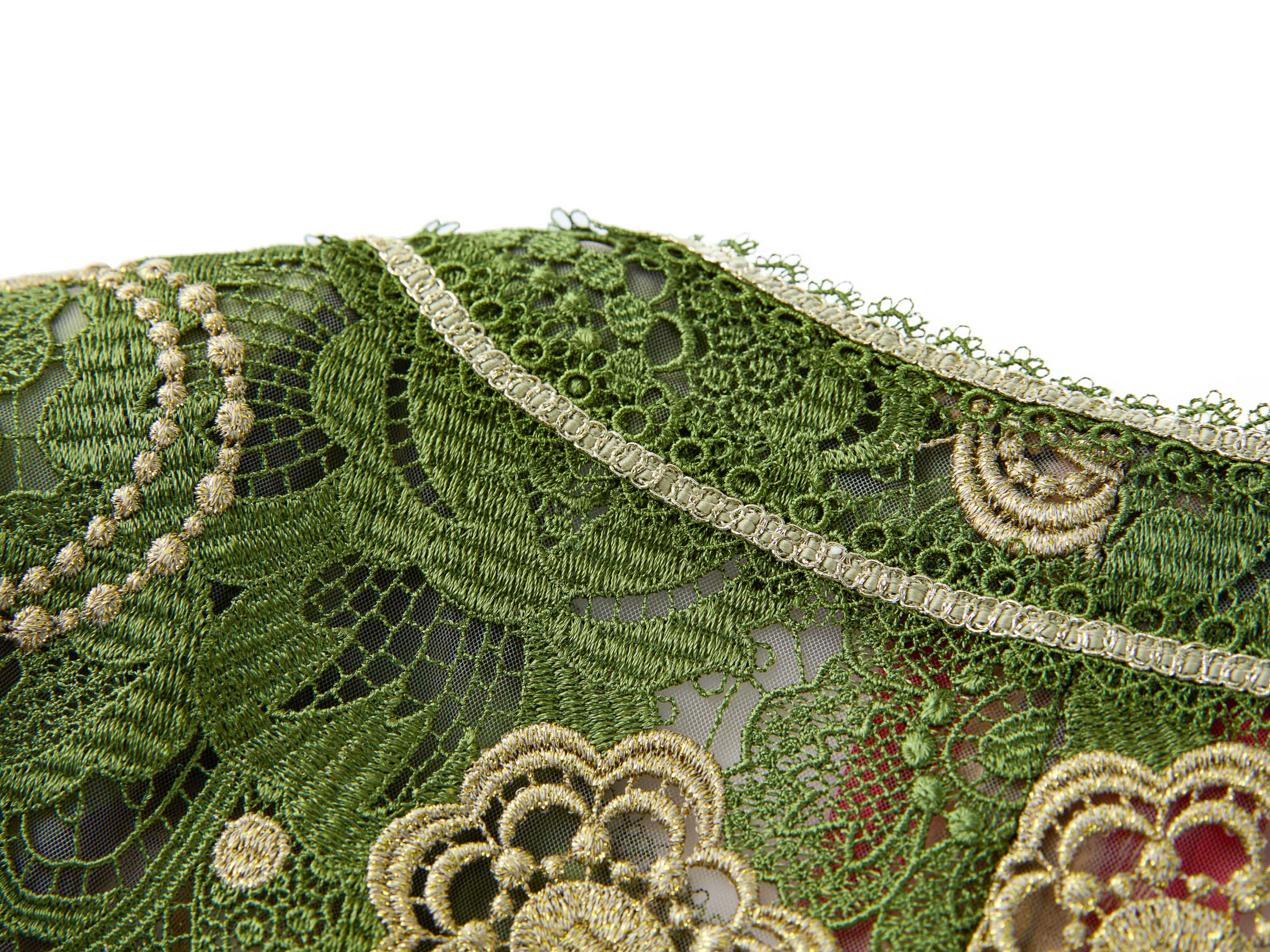 YAYING Green Floral Pattern Jacket