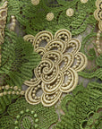 YAYING Green Floral Pattern Jacket