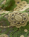 YAYING Green Floral Pattern Jacket