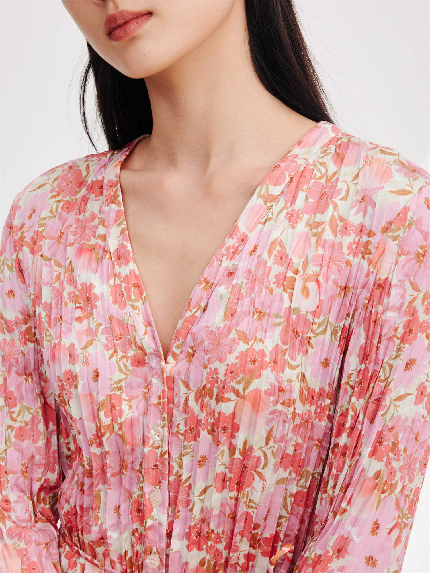 EP YAYING Pleated Dress