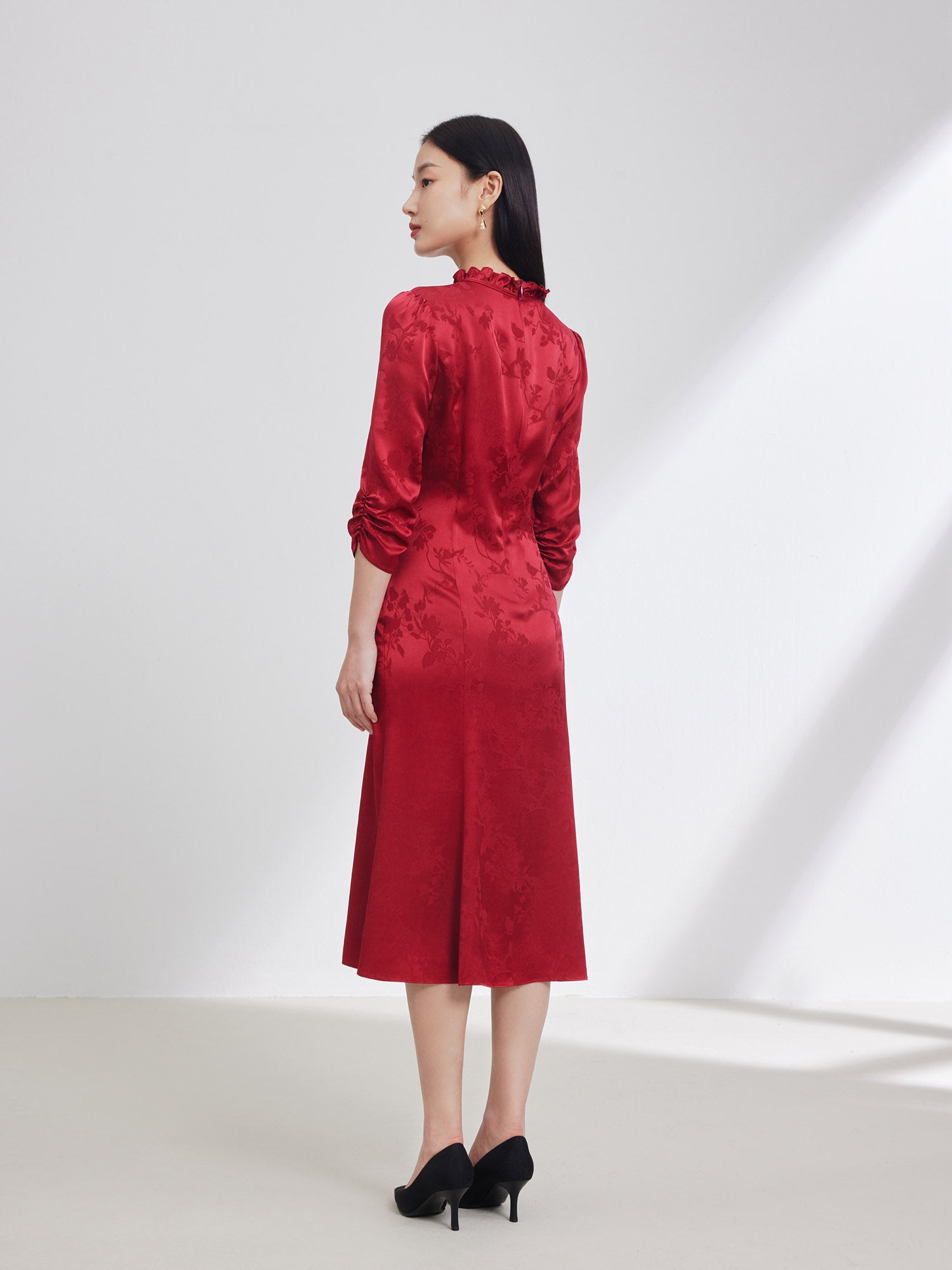 EP YAYING Silk Dress