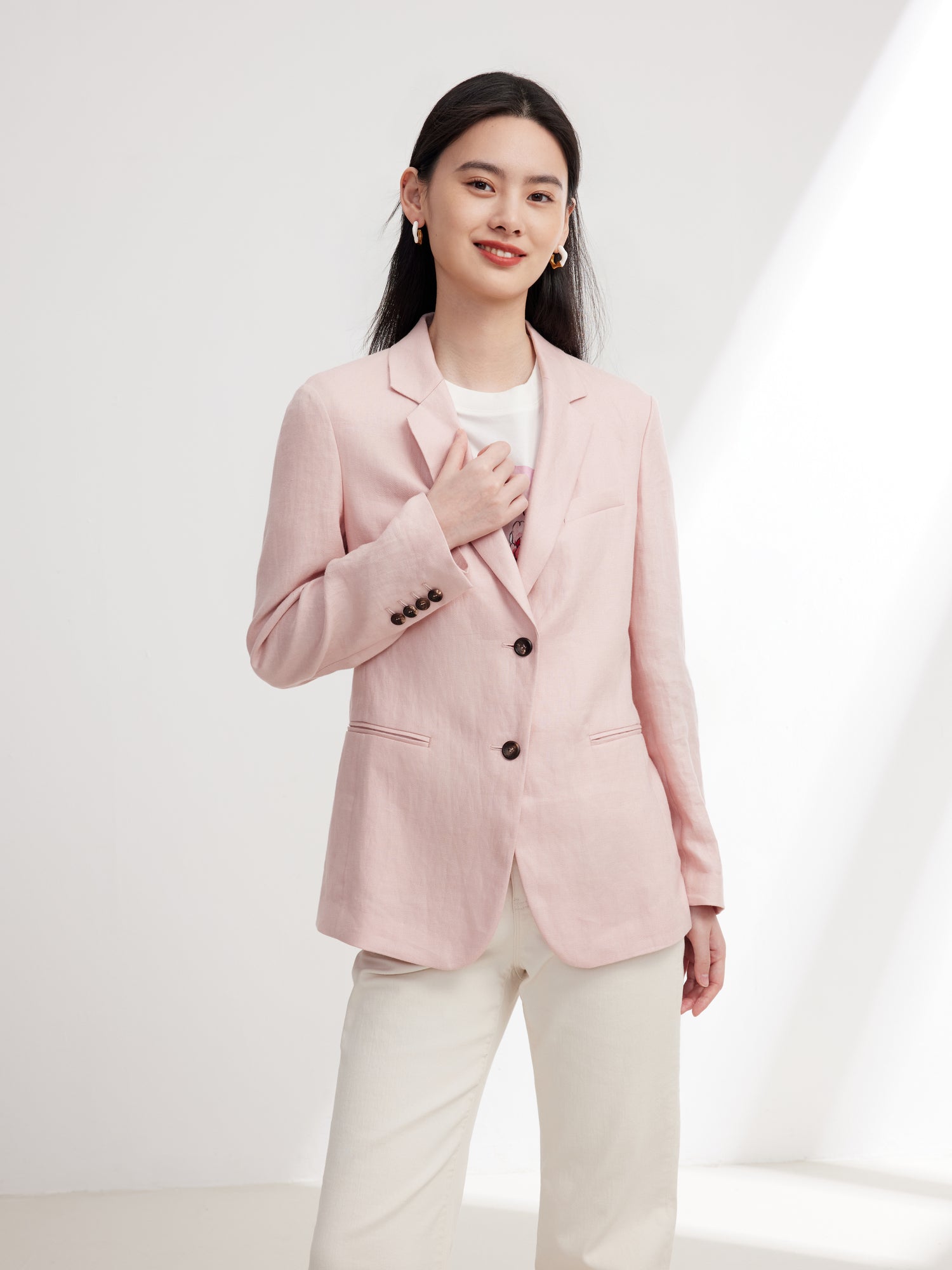 EP YAYING Linen Blazer