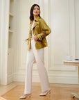 YAYING Triacetate Straight Pants