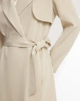 YAYING Mulberry Long Trench Coat EGJPS7302AG