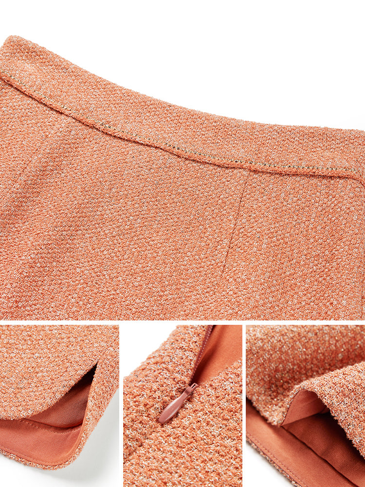 YAYING Fragrant Style Tweed Skirt EPIAS3123AO