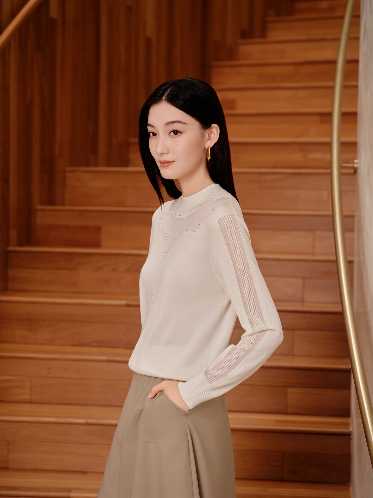 YAYING Wool Knit Sweater