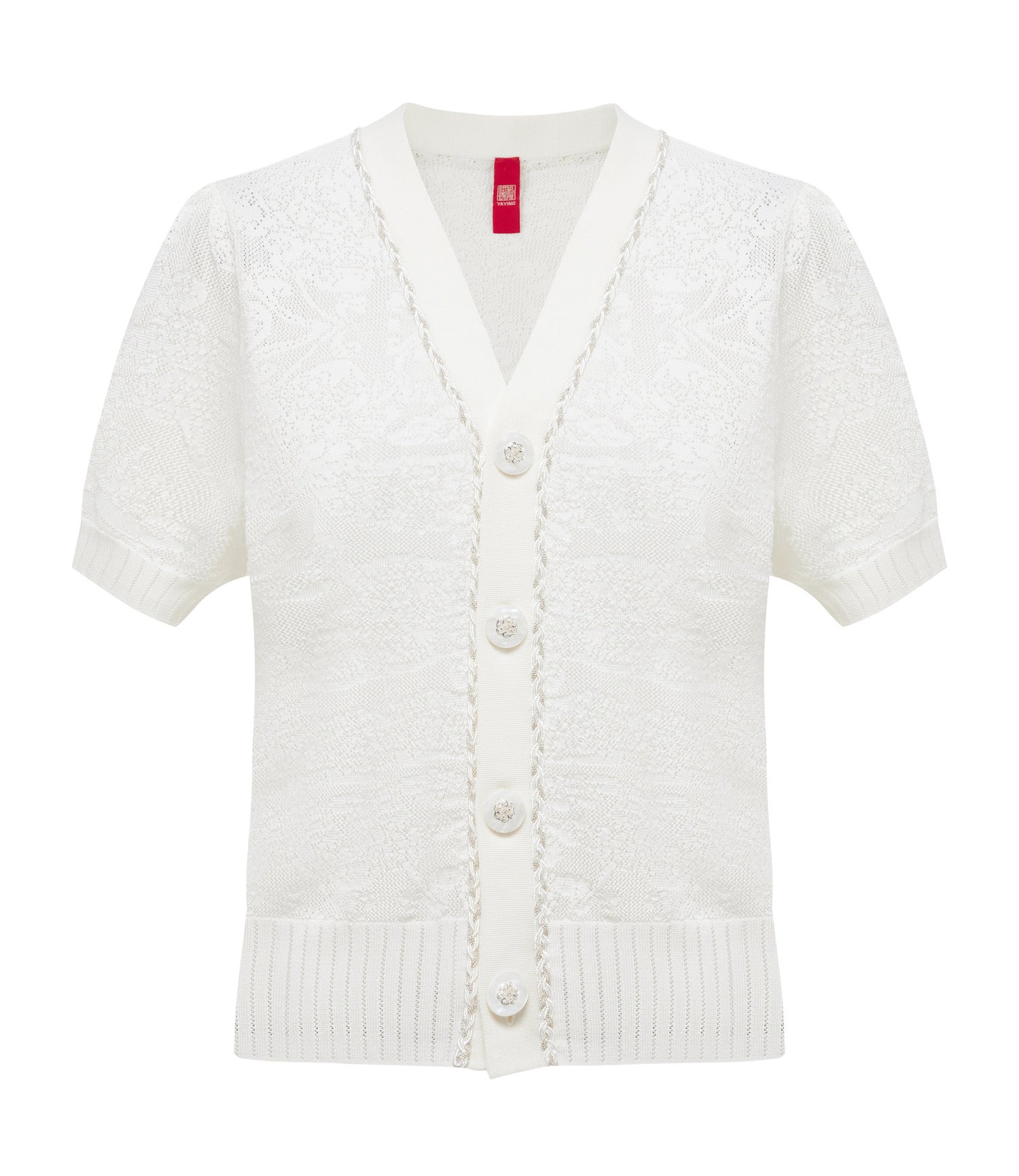 YAYING Acetic Acid Jacquard Knitwear