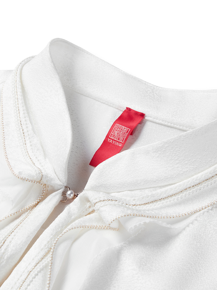 YAYING Silk Jacquard Shirt