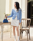 EP YAYING Wool Knitted Cardigan
