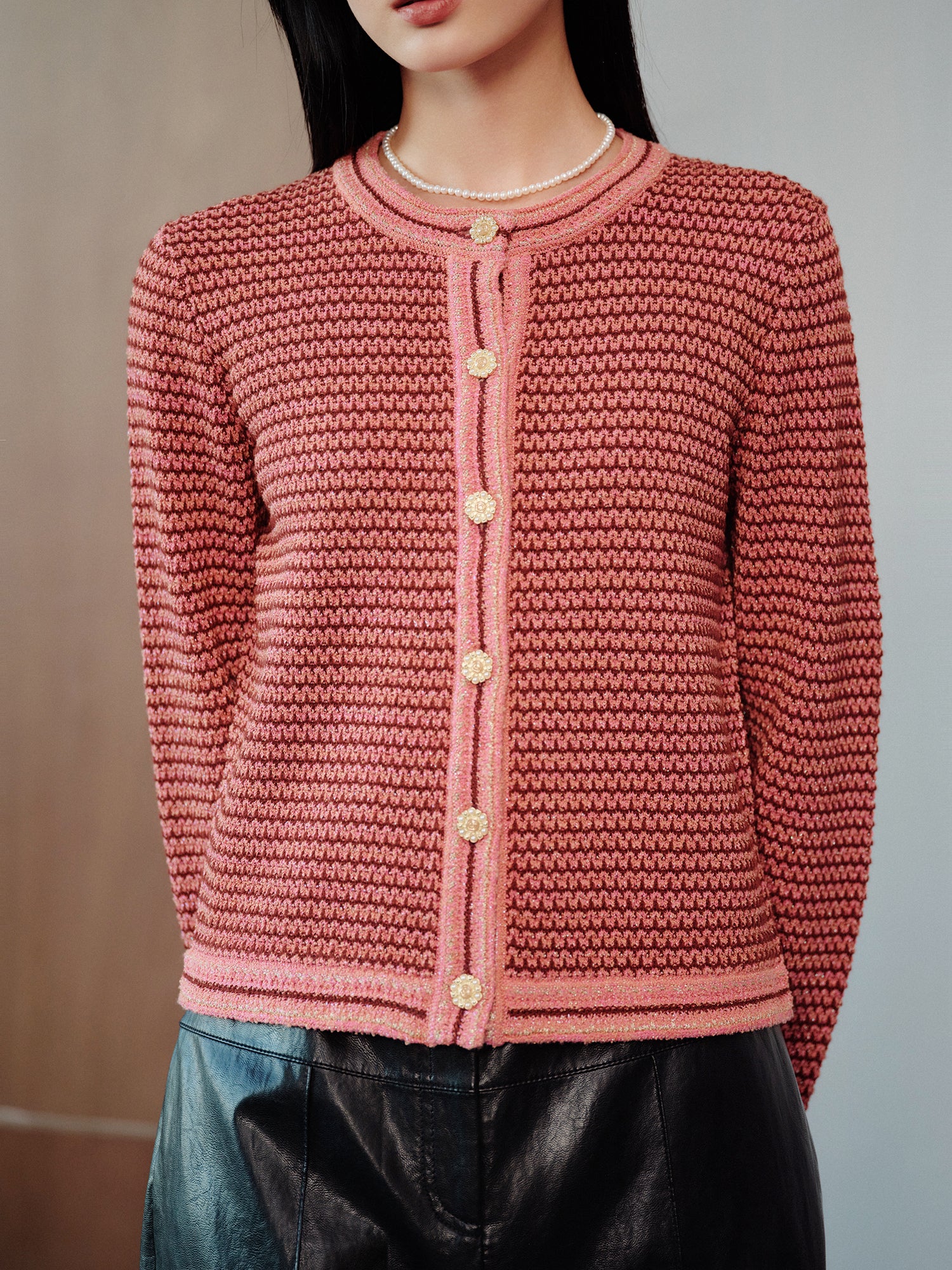 YAYING Parisian-style Knit Cardigan