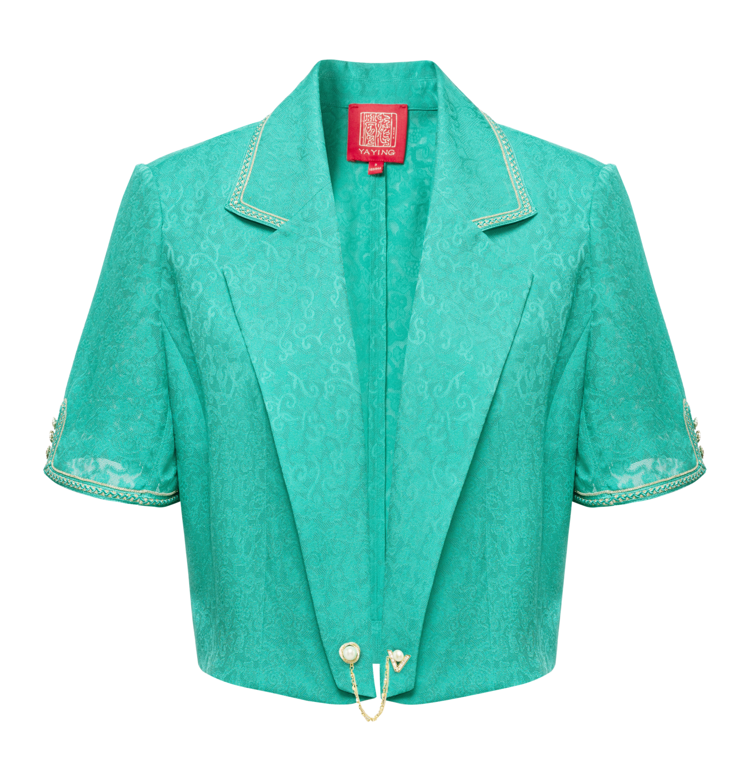 YAYING Jacquard Suit Jacket with Subtle Patterns EPJES1124AG
