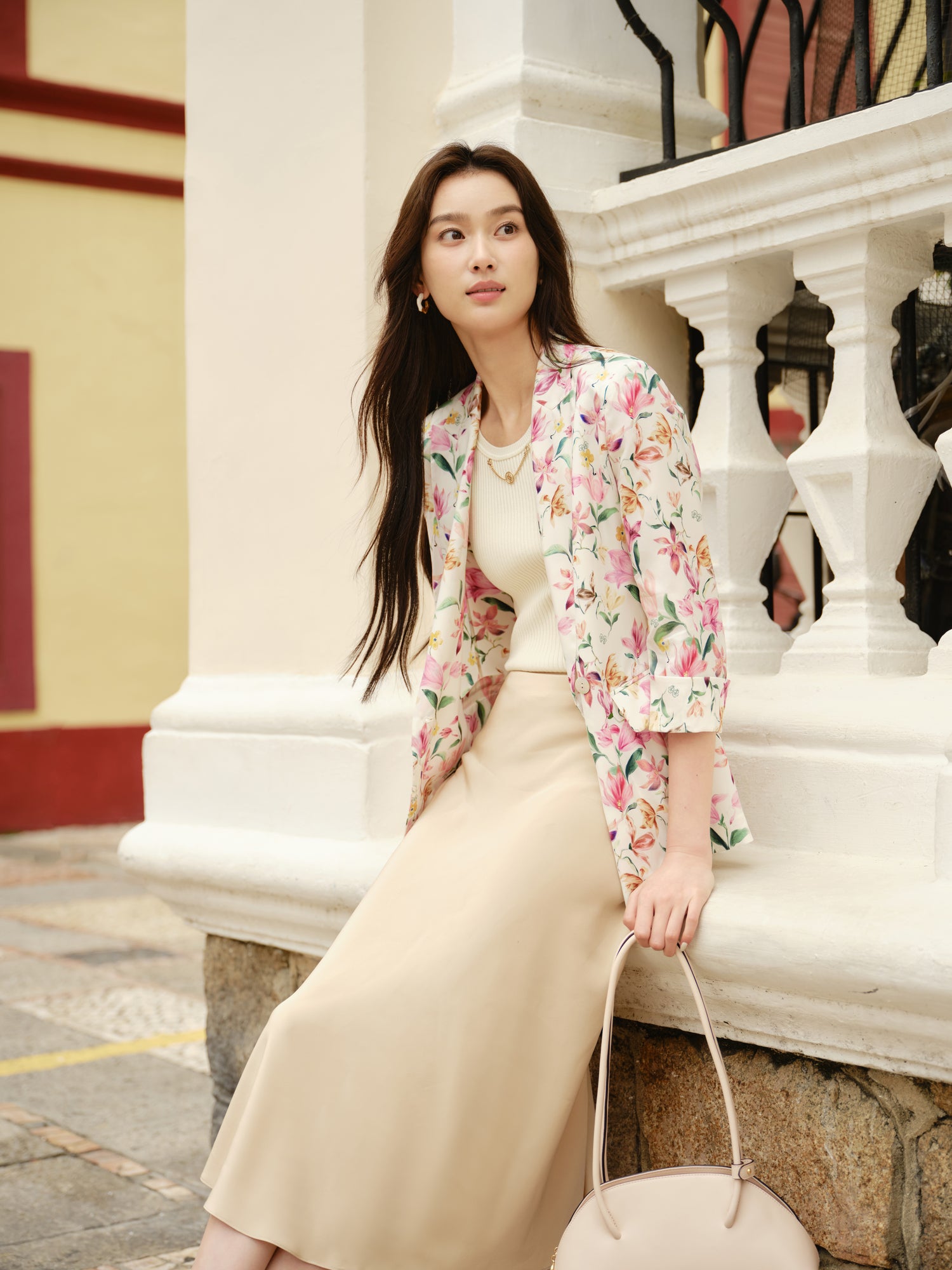EP YAYING Printed Blazer