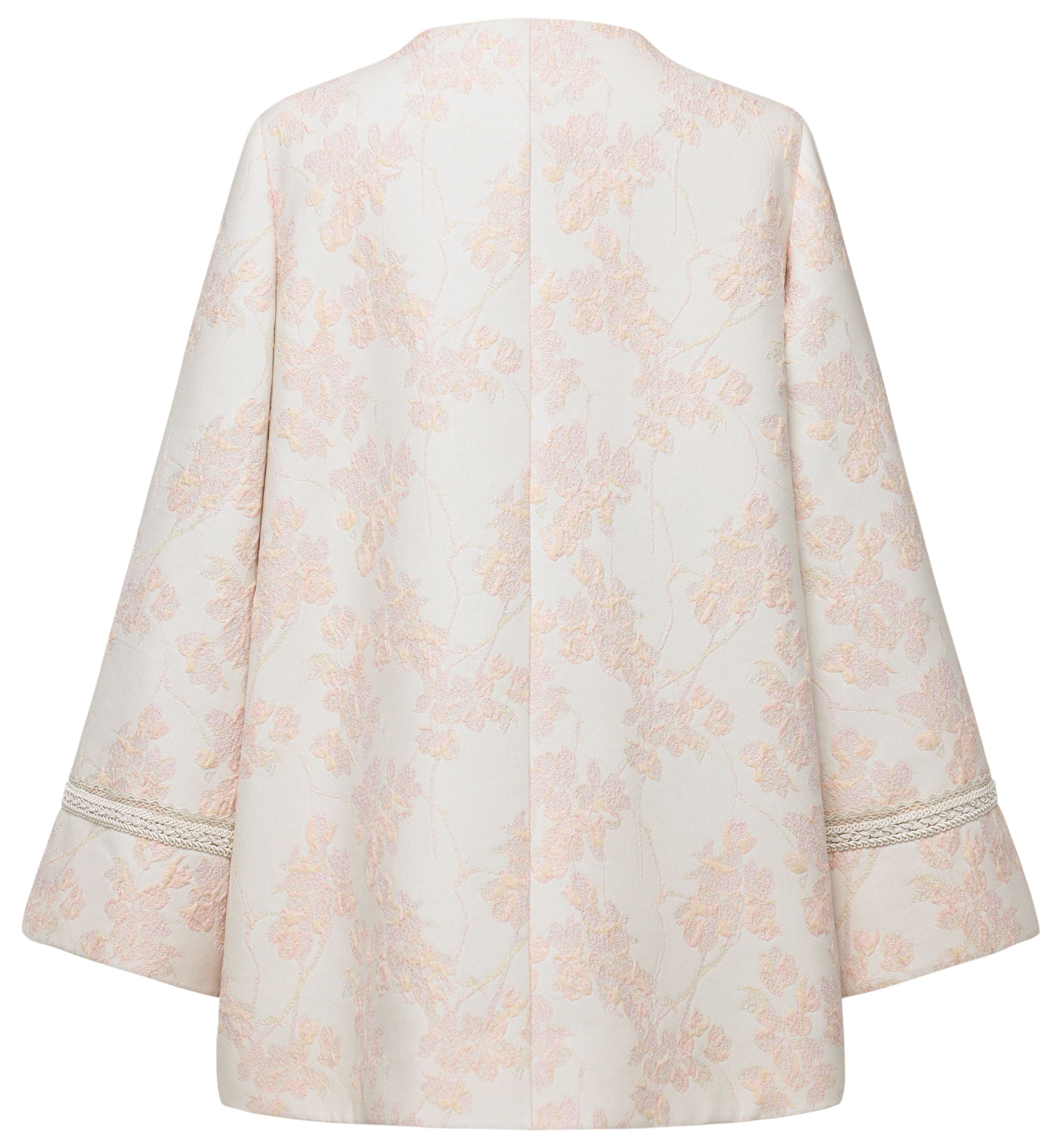 YAYING Silk Peony Jacquard Relaxed Outwear