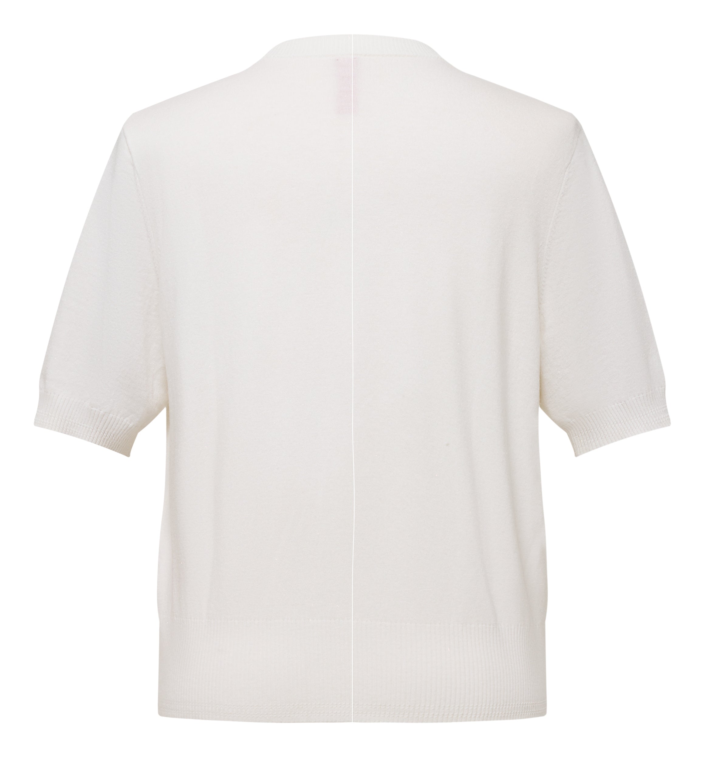 YAYING Wool Cashmere Color Button White Cardigan