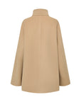 EP YAYING Alashan Cashmere Double-Face Stand-Collar Coat