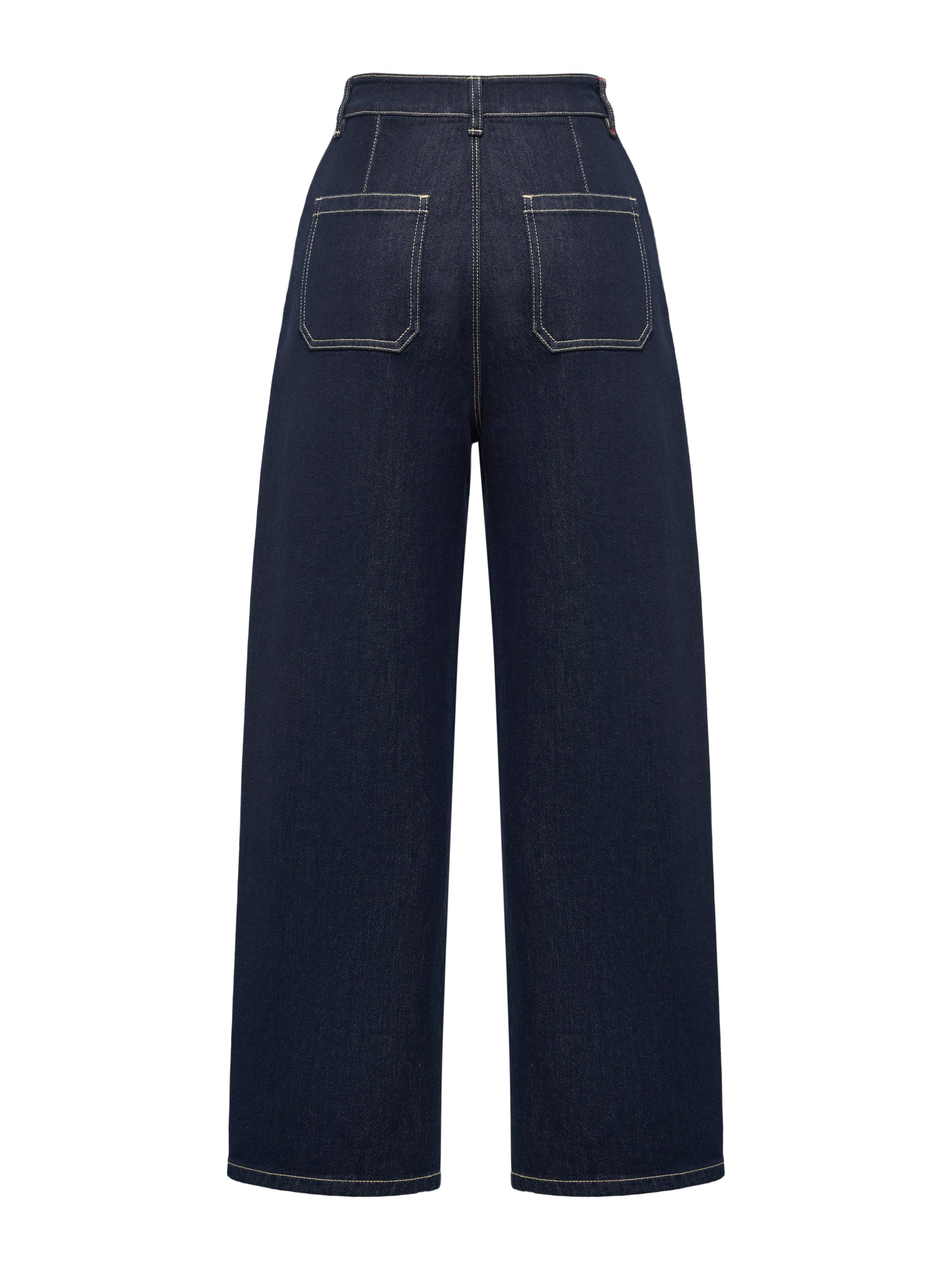 EP YAYING High-Waisted Straight Leg Jeans