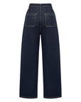 EP YAYING High-Waisted Straight Leg Jeans