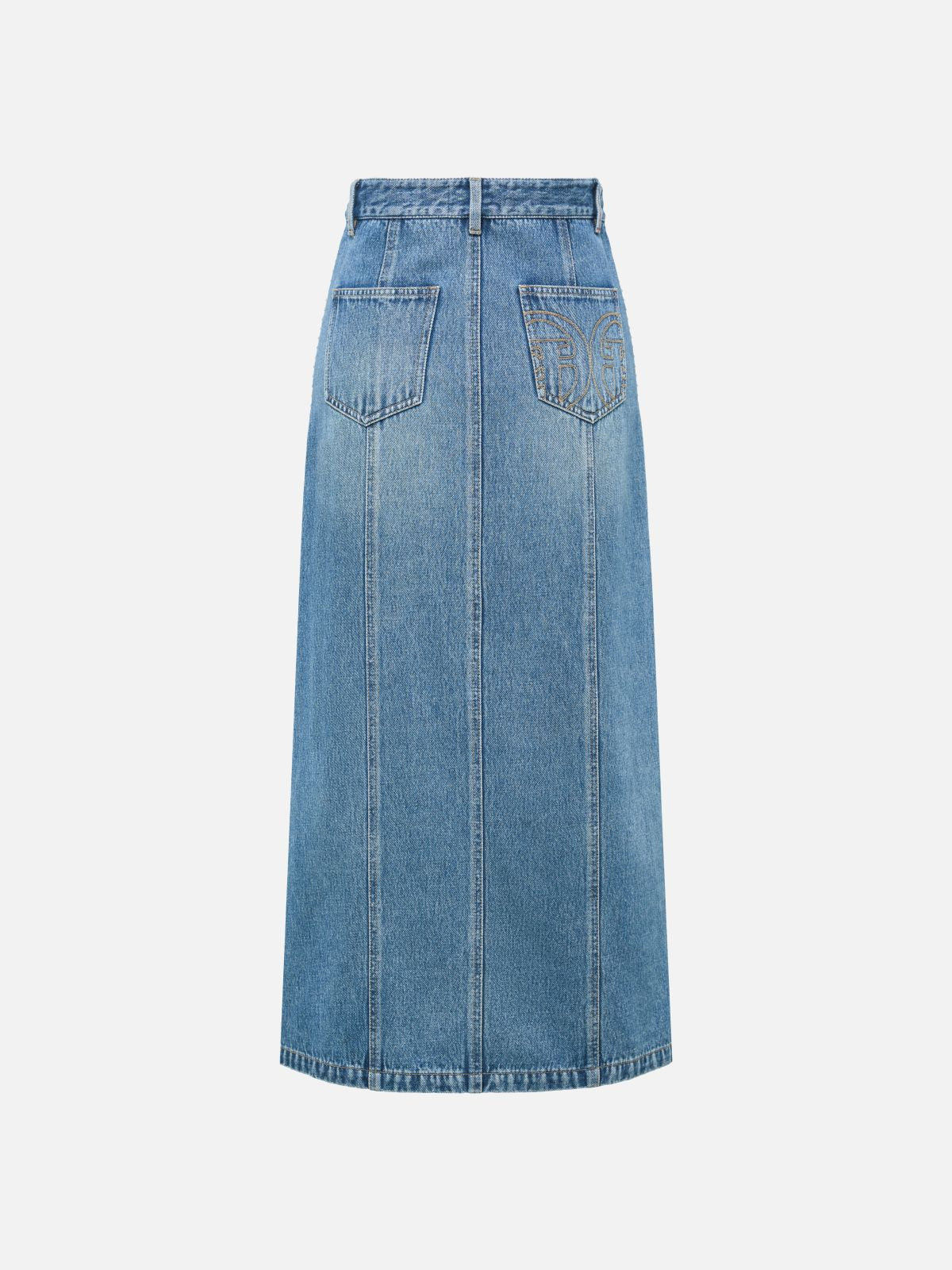 EP YAYING Split Cotton Midi Skirt EGIADJ301A