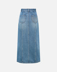 EP YAYING Split Cotton Midi Skirt EGIADJ301A