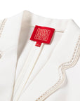 YAYING White Blazer