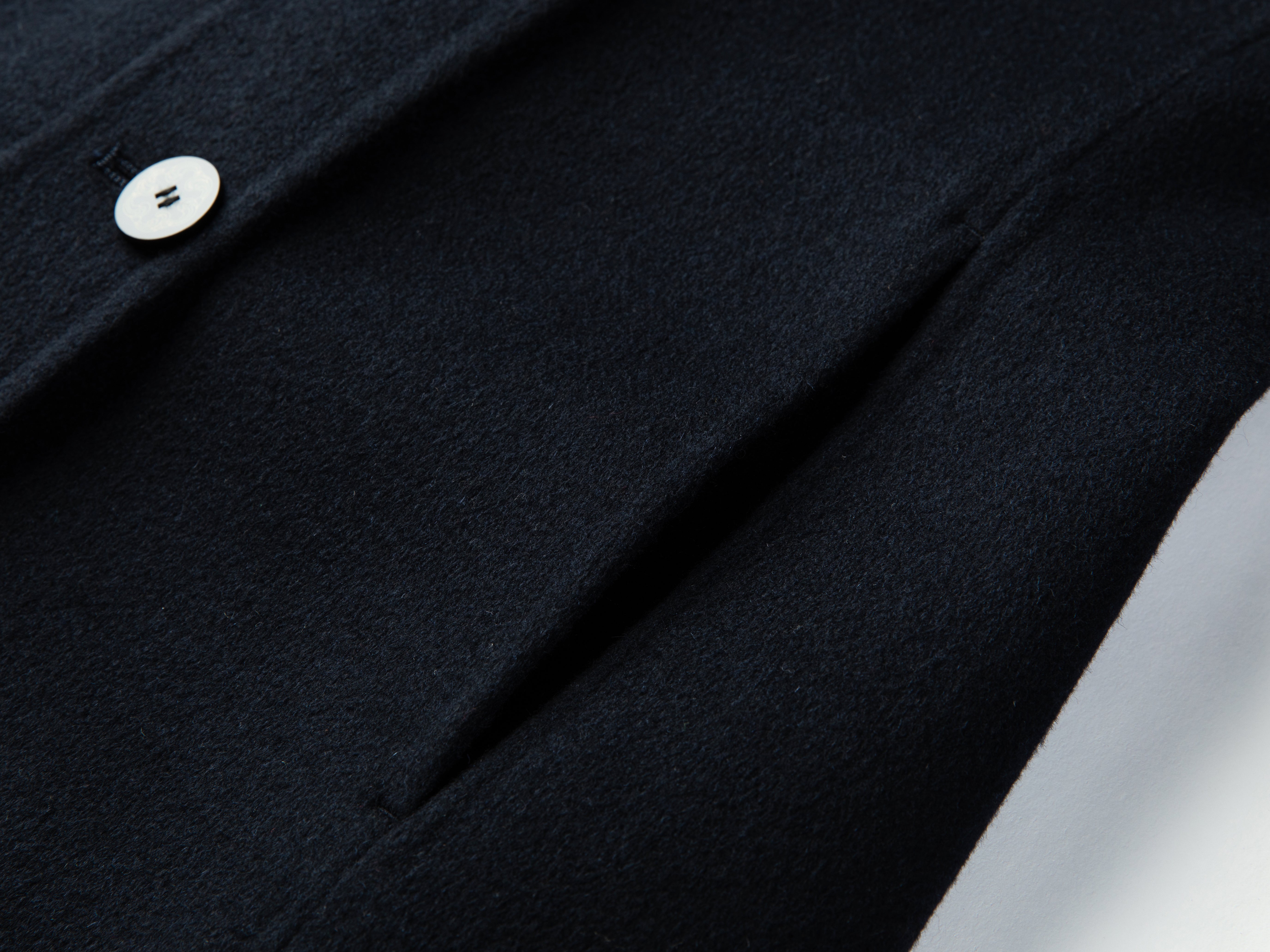 YAYING Navy Ngari Cashmere Coat