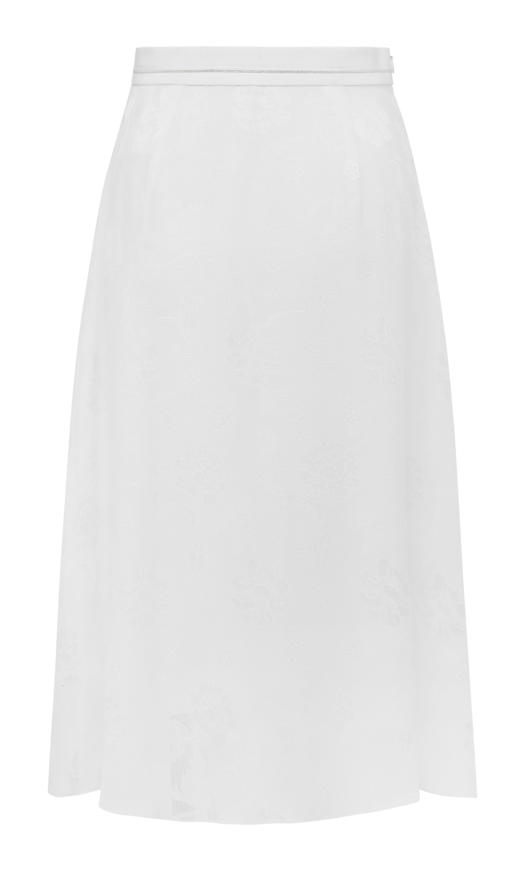 YAYING White Midi Skirt