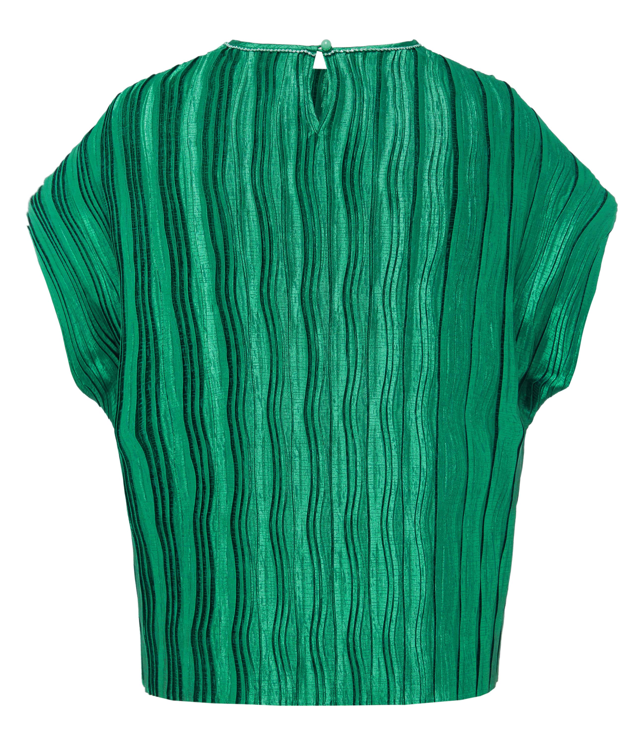 YAYING Green Pleated Top