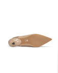 YAYING Beige Pointed-Toe Heels