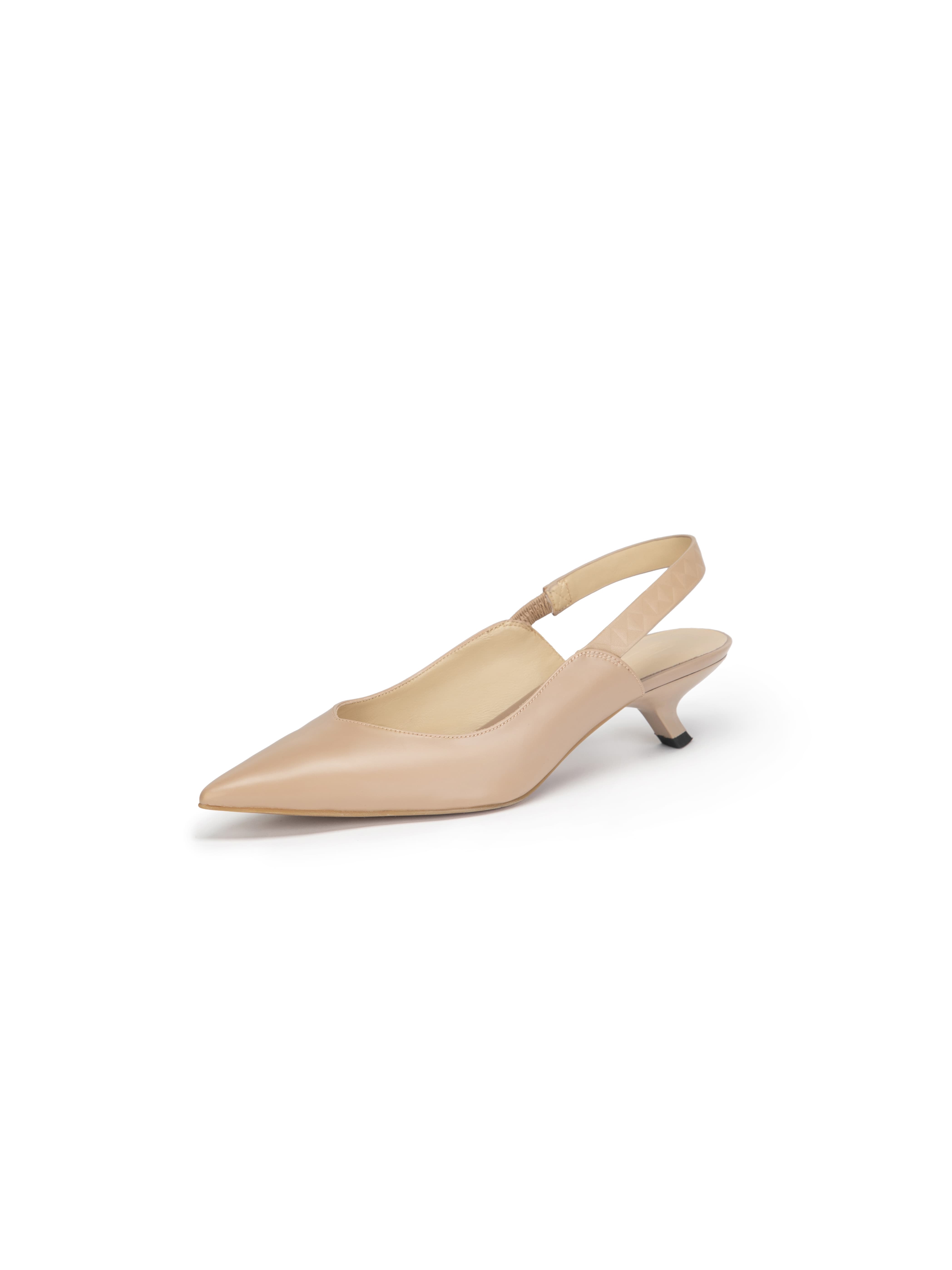YAYING Beige Pointed-Toe Heels