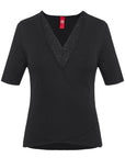 YAYING Black Short Sleeve Top
