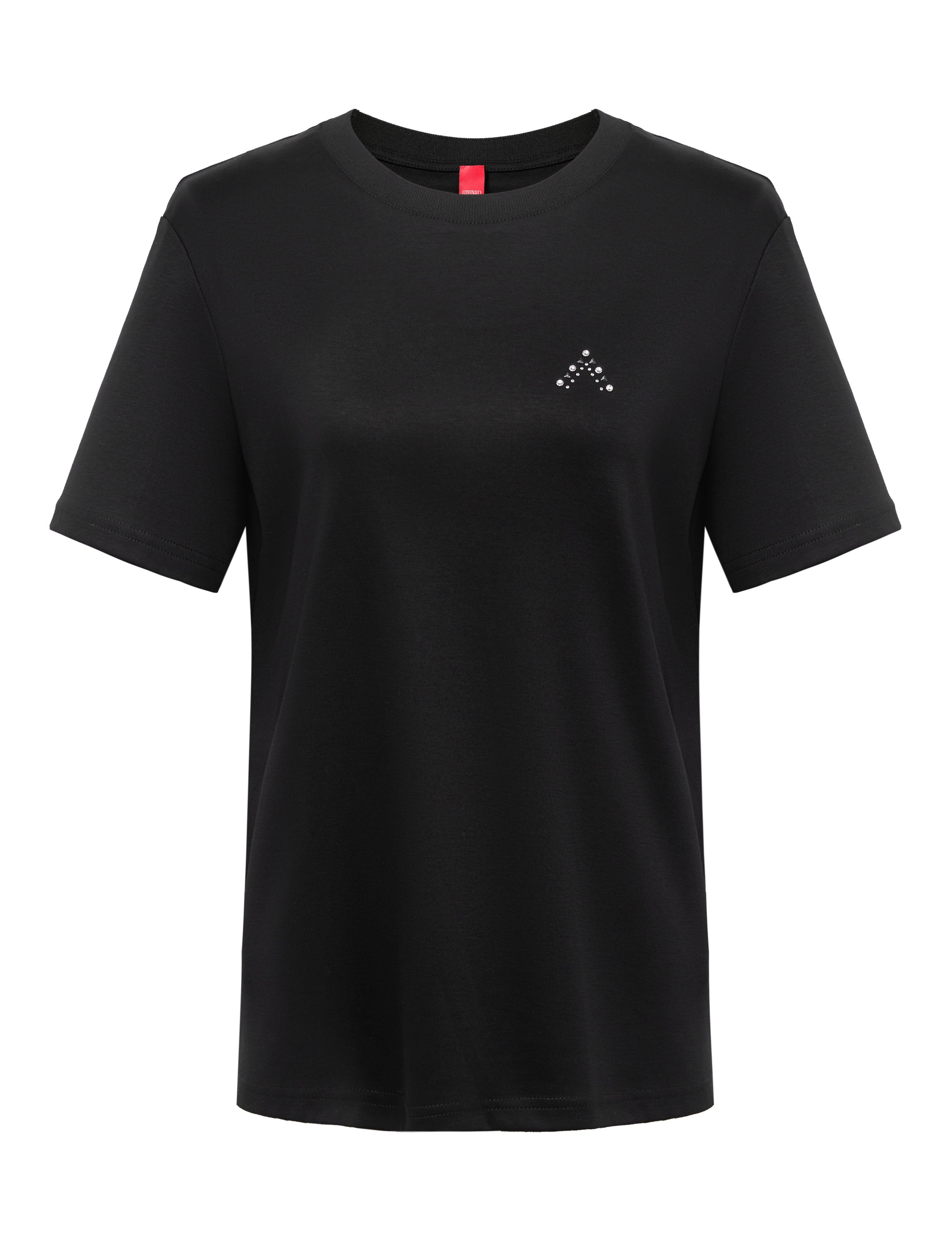 YAYING Black Graphic T-Shirt