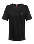 YAYING Black Graphic T-Shirt