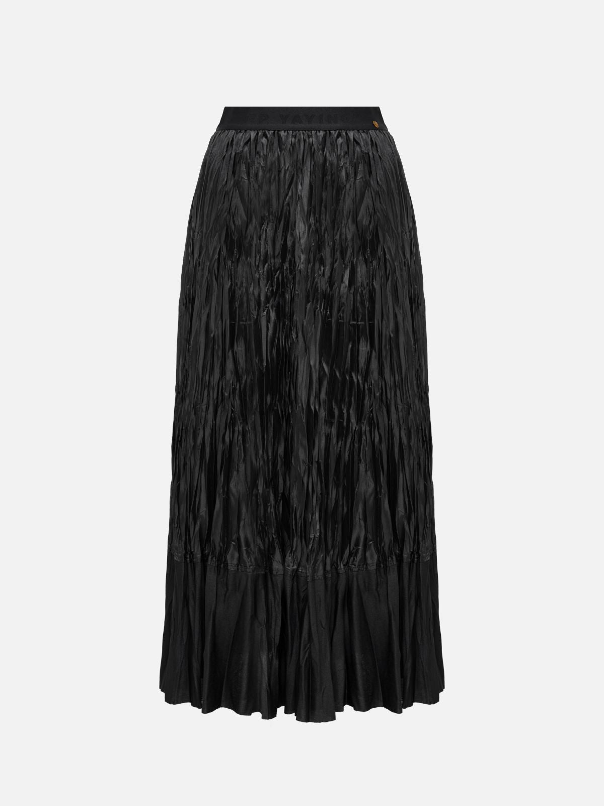 EP YAYING A-line Pleated Midi Skirt