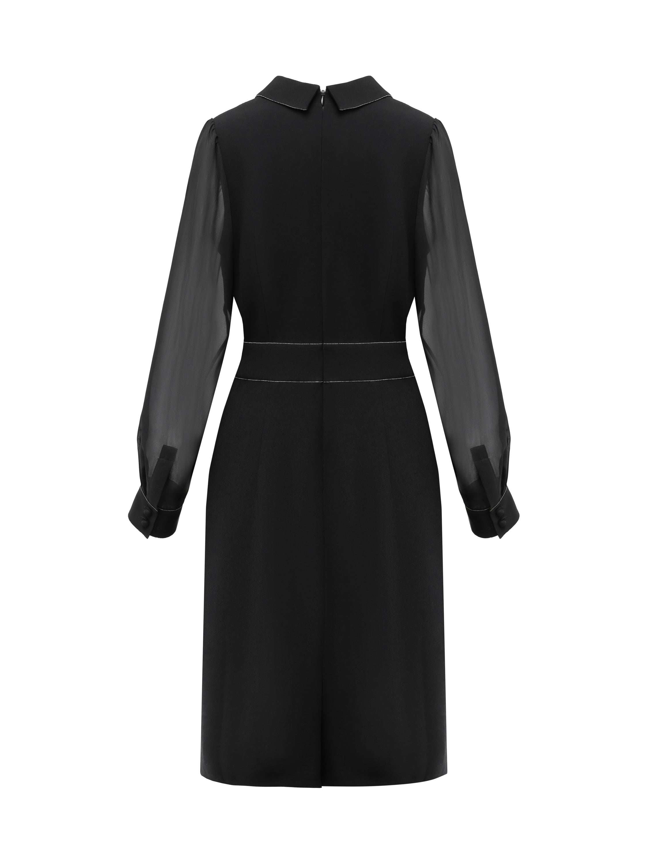 EP YAYING BLACK LONG SLEEVE DRESS